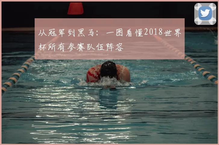 从冠军到黑马：一图看懂2018世界杯所有参赛队伍阵容